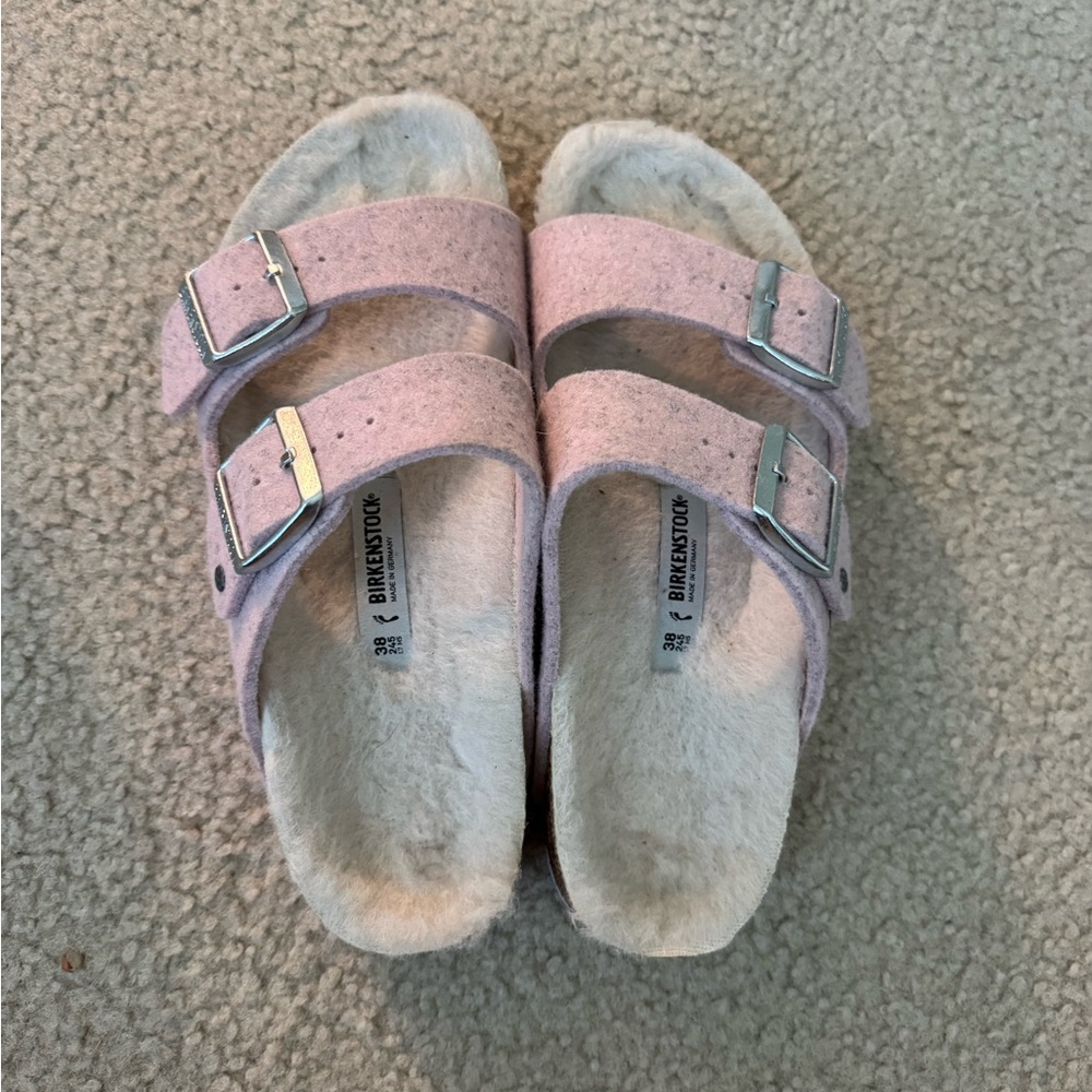 Birkenstock with Sherpa Lining